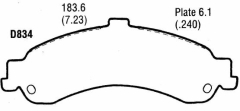 Bremsklötze Hinten - Brakepads Rear  GM Trucks 2002 up